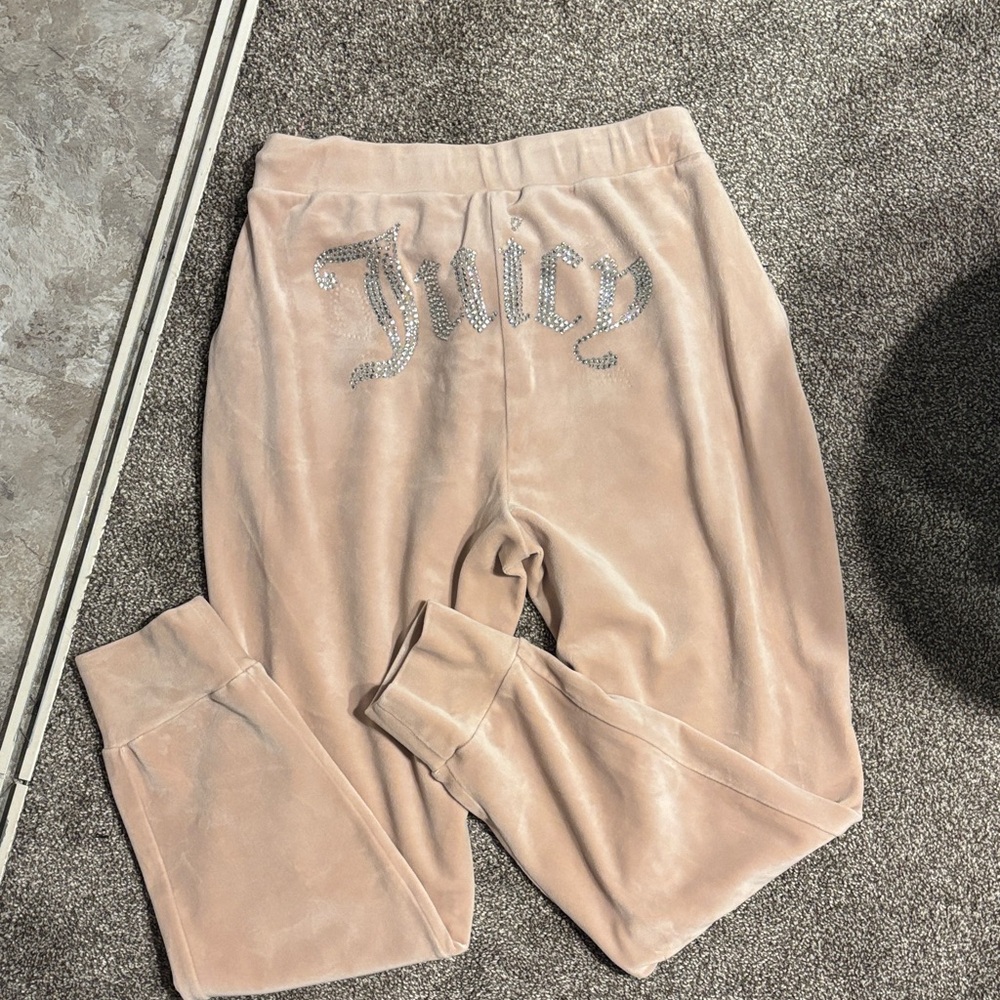 Juicy Couture Velour Rhinestone Jogger